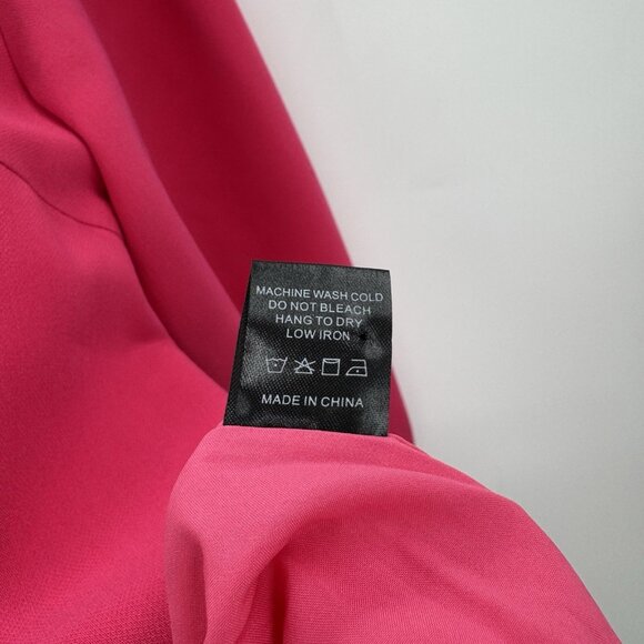 Pomander Place by Tuckernuck Cerise Pink Samantha Mini Dress sz M Long Sleeve - Picture 6 of 8